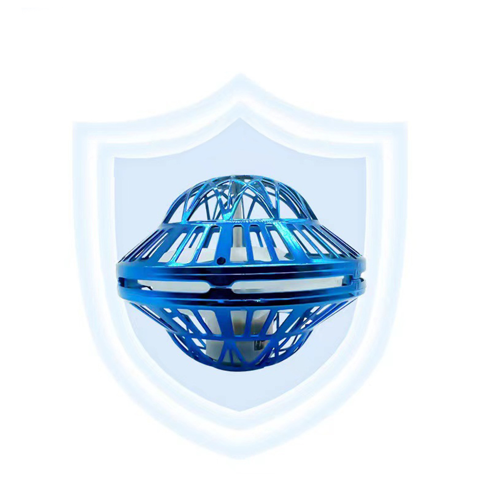 UFO Intelligent Sensing Flying Ball Hovering Saucer Floating Ball Black Technology Fingertip Gyroscope Children's Toy. 