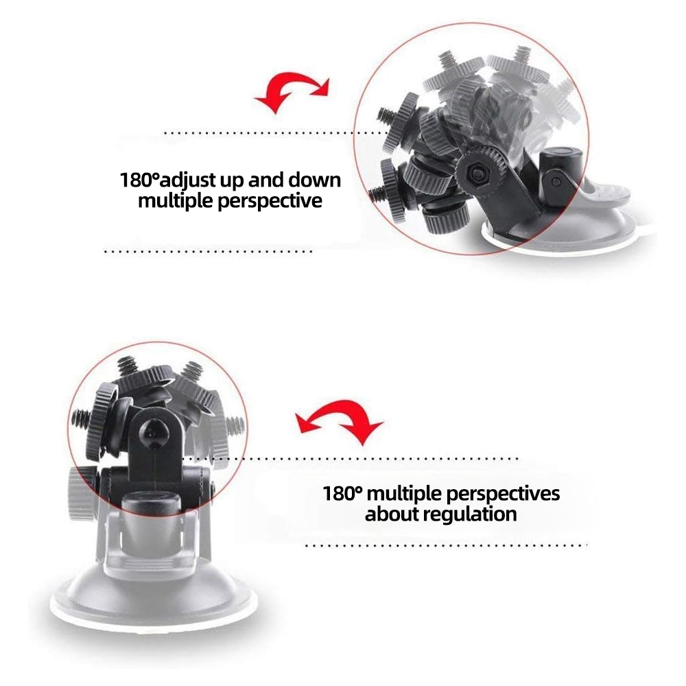 For GoPro Car Suction Cup Mount Windshield Mount For GoPro Hero 12 11 10 Insta360 X4 X3 DJI Action 4 3 Action Camera Accessories. 