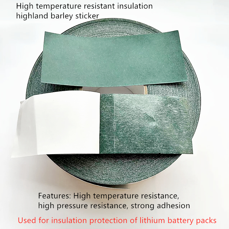 5 Meters/Roll 18650 21700 lithium Battery Pack Insulation Sticker, Highland Barley Paper Wrapped WithAdhesive Backing. 