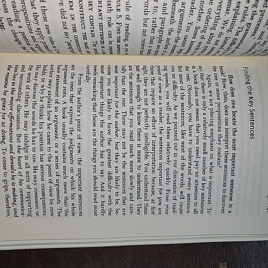 How to Read A Book. 