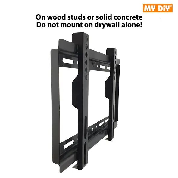 MYDIY UNIVERSAL Flat TV Bracket Wall Mount for 14"-42" Inch LED, LCD, Plasma, OLED, QLED TVs / TV BRACKET LCD LED Plasma TV Bracket Wall Mount Flat Panel Bracket Stand 14" to 42" Inch Max Load 25kg 601. 
