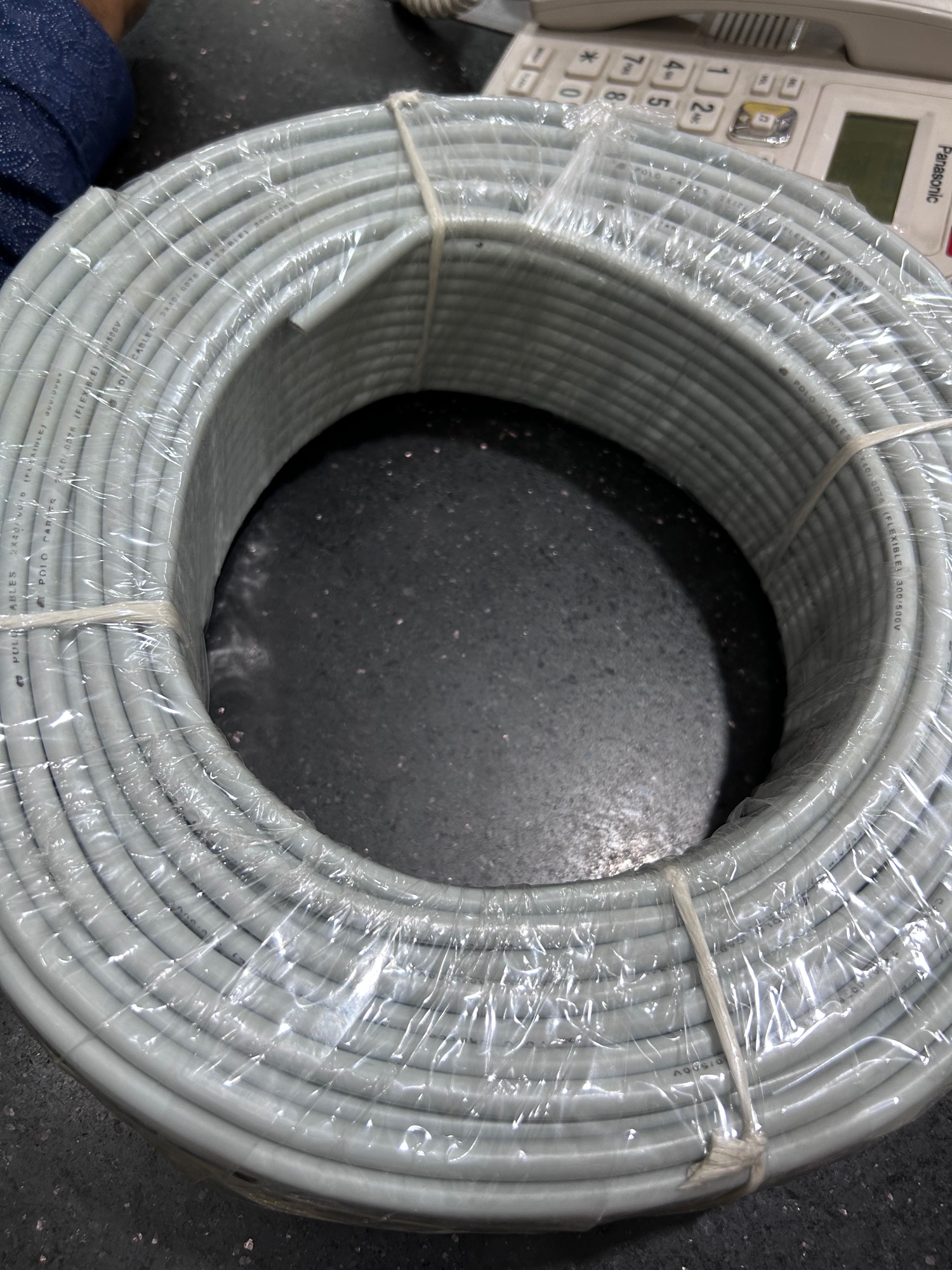 Electrical Cables 40/76 GRAY BYA Flexible 2 cord Round. 