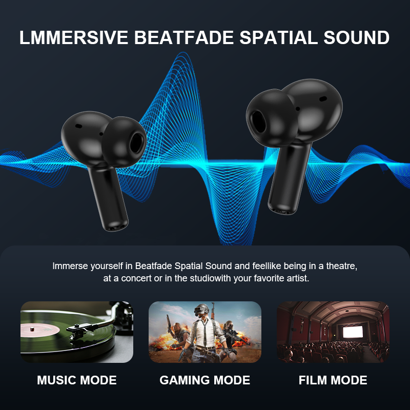 Wireless Earphones ANC Touch Screen TWS Noise Cancelling Earbuds BLUETOOTH 5.3 APP. 