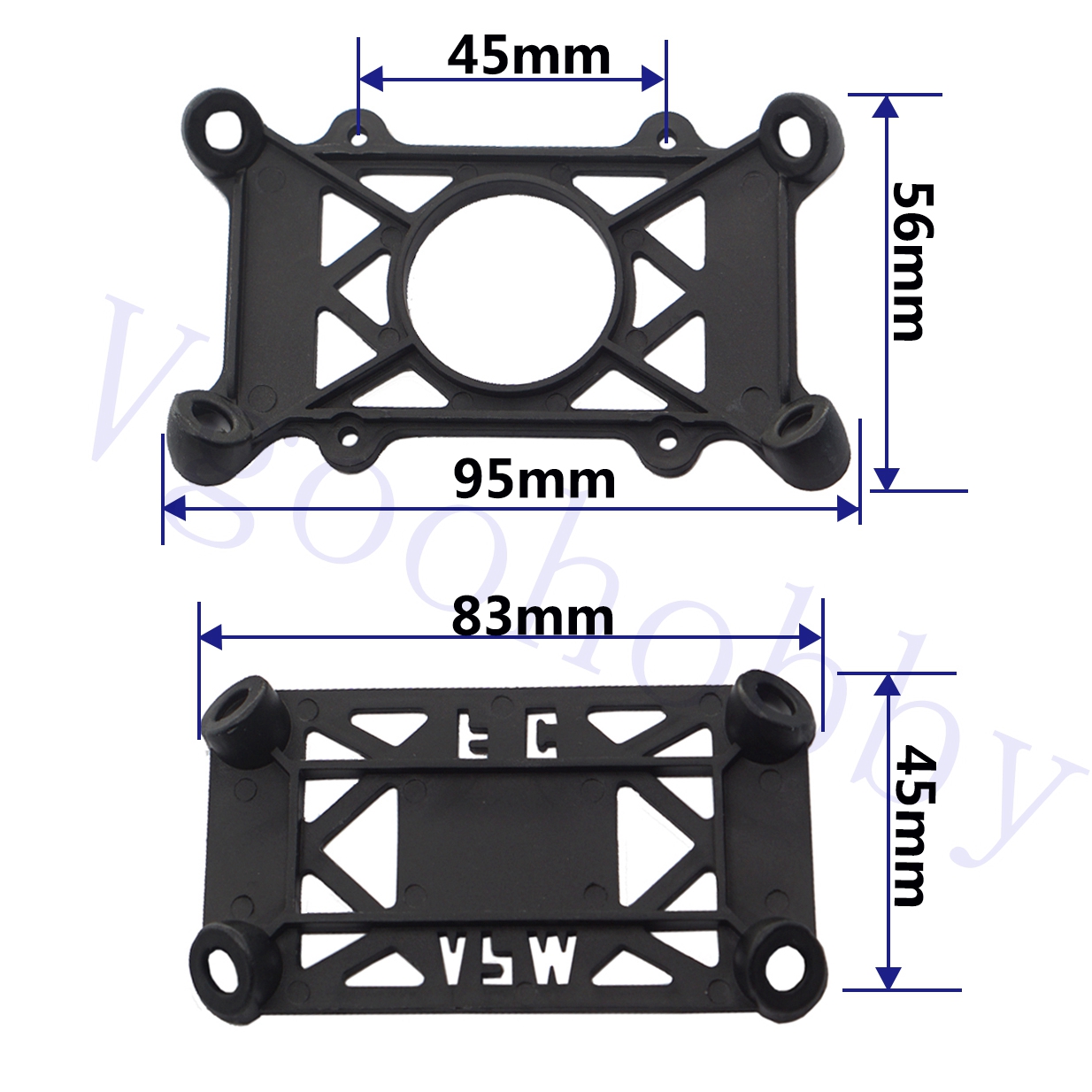 RC Anti-Vibration Plate Vibration Damping Mount Shock Absorber for APM2.6 APM2.8 Pixhawk PX4 Pixracer KK MWC Flight Controller. 
