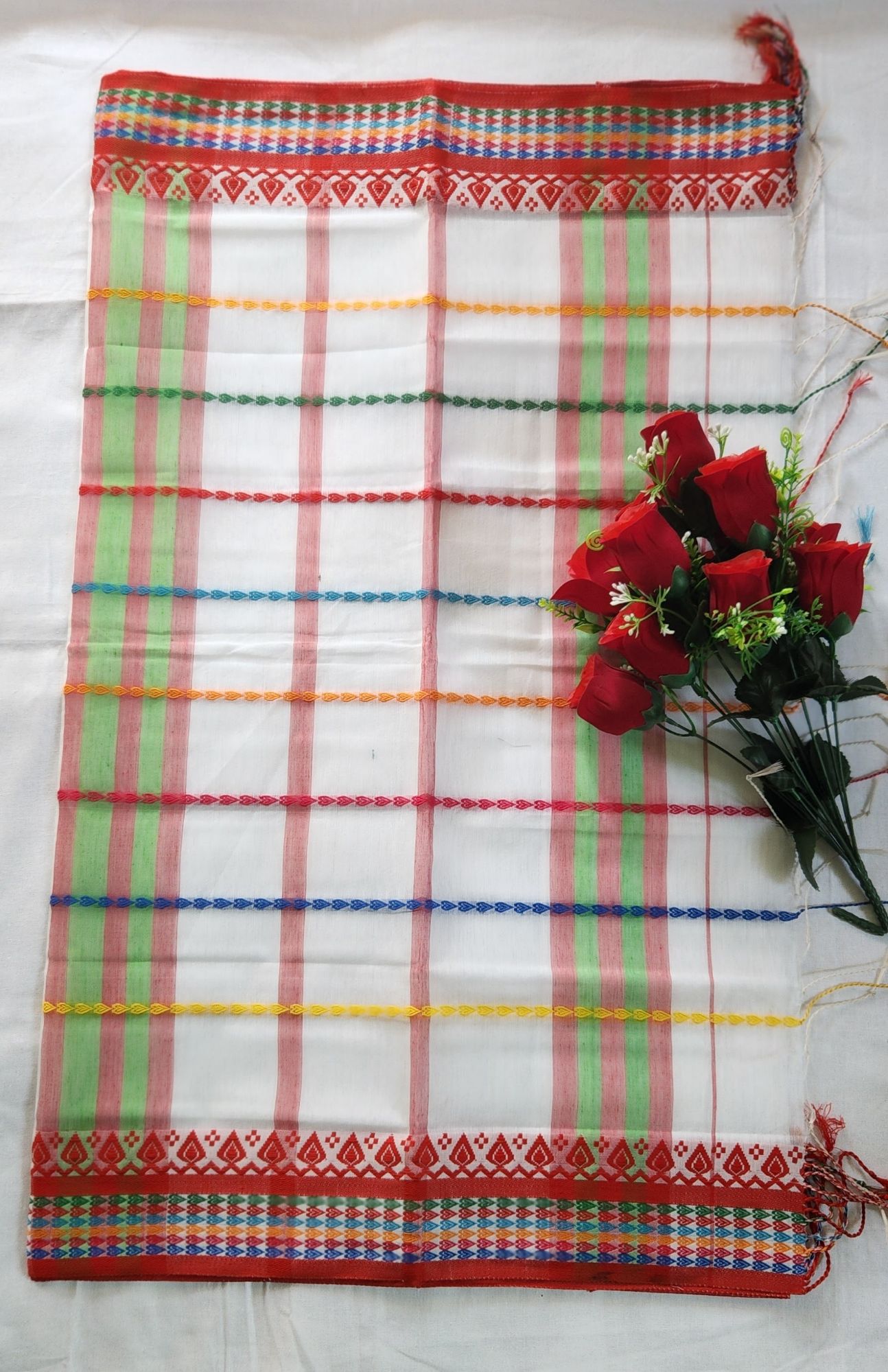 Baby Popcorn Dhupiyan saree. Color available High and export quality saree for baby 8 hand Tati saree made in sirajgonj. 