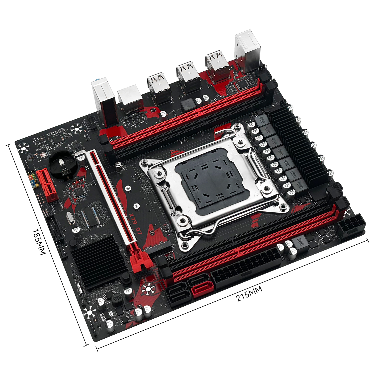 MACHINIST X79 S7 Motherboard Support Intel Xeon E5 v1&v2 LGA 2011 CPU Processor DDR3 REG ECC RAM Dual channel Mainboard. 