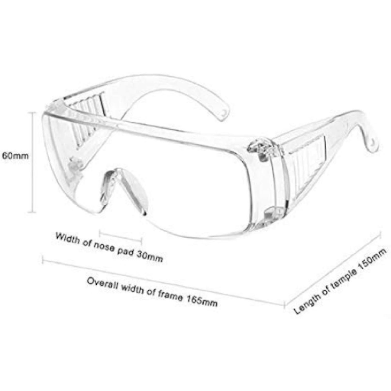 Cheap Lab Eye Protection 6 Pcs Safety Goggles, Medical Safety Glasses Anti-fog OTG Chemistry Lab ...