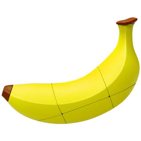 New FanXin Banana Fruit Cube Banana Magic Cube Speed Puzzle Cube Toys Gift. 