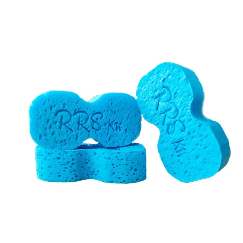 Rrskit Bicycle Cleaner Tool Bicycle Chain Sponge Wash Tool MTB Road Bike Protection Sponge Foam Cleaning Kit Chain Frame Tool