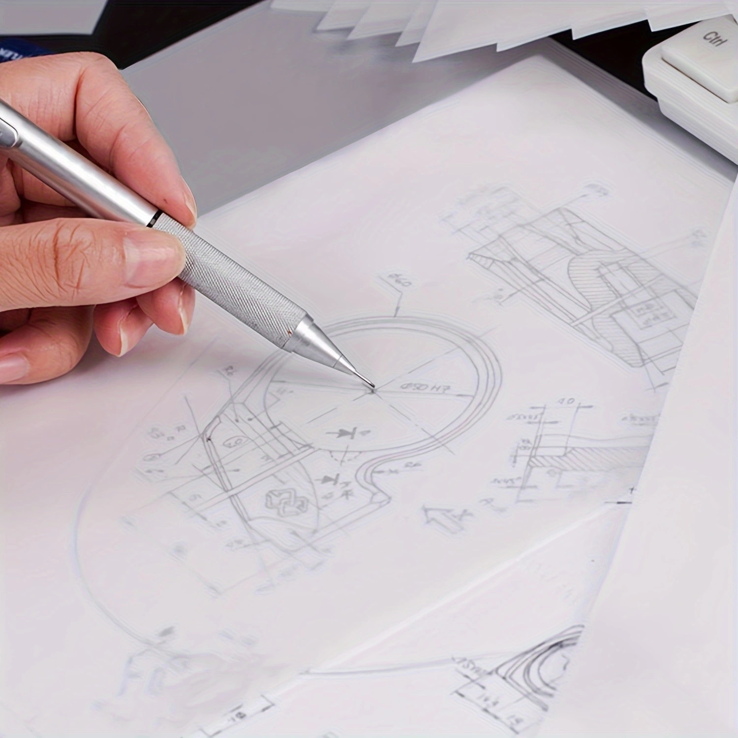 Tracing Paper Roll 12 in X 50 Yards White Trace Paper Translucent Clear Tracing Paper Drawing Patterns Sketching Crafts Supplies. 
