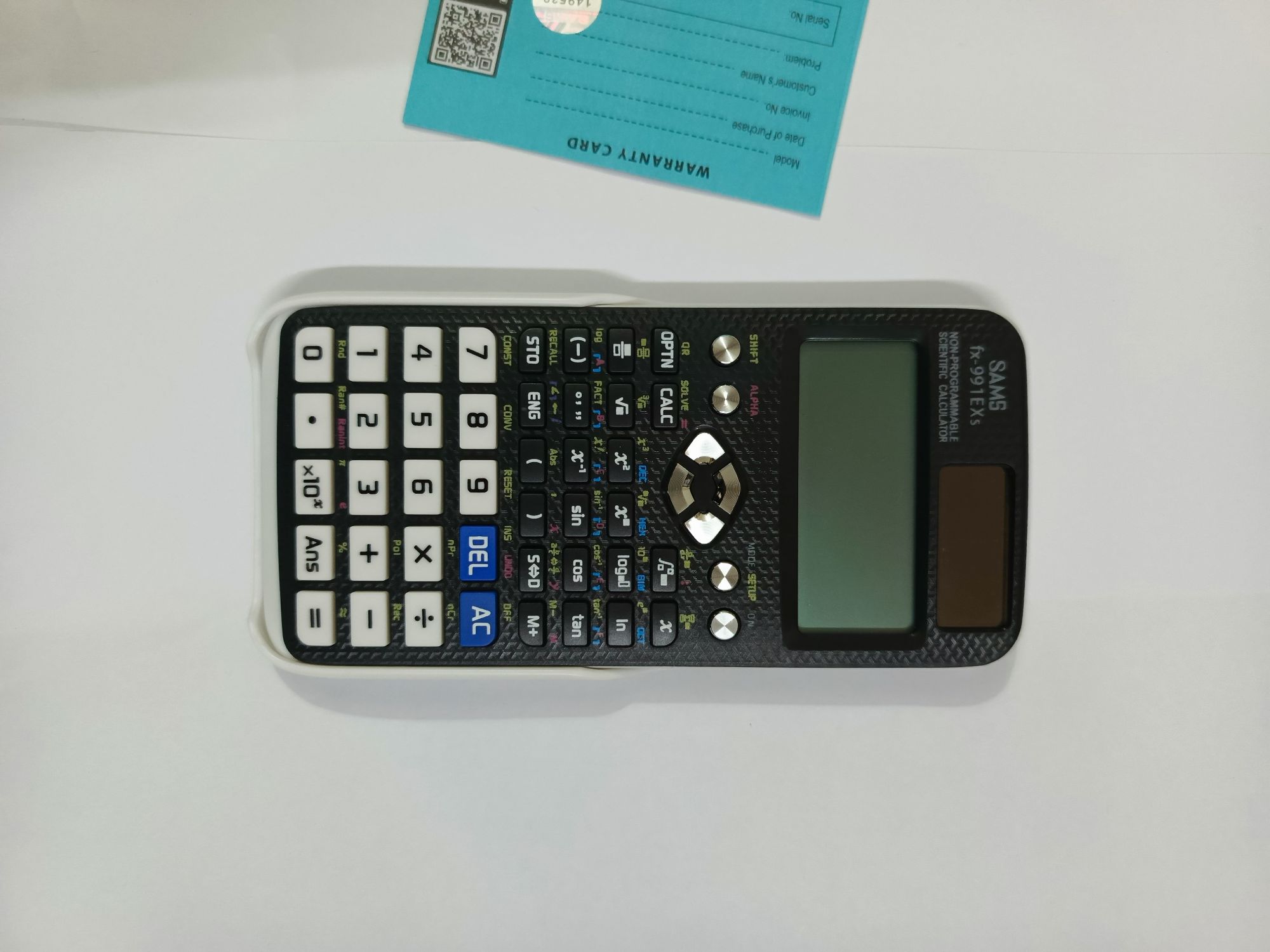 1 Year Warranty  SAMS FX-991EXs Scientific Calculator With 552 Functions/Non-programmable Scientific Calculator/ Solar & Battery – Black Color. 