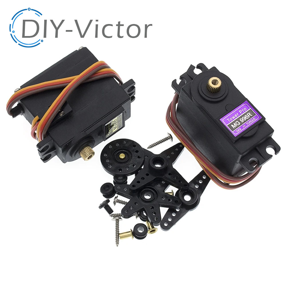 1Pcs MG995 MG996R Metal Gear Servmotor 180 360 Hoge Snelheid Analoge Servo Motor Voor Model Vliegtuig Rc Auto boot Arduino. 