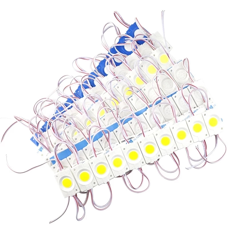 10pcs/lot  New 2.4W/pcs injection COB LED Module with lens DC12V advertising light,Led Backlight For Channel Letters. 