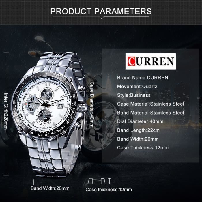 Curren 8083 business class watch for men. 