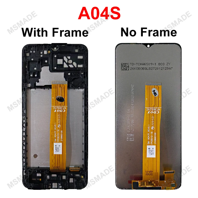 For Samsung Galaxy A04 LCD SM-A045F Display Touch Screen Digitizer For Samsung A04S SM-A047F/DS A04E SM-A042F SM-A042M LCD. 