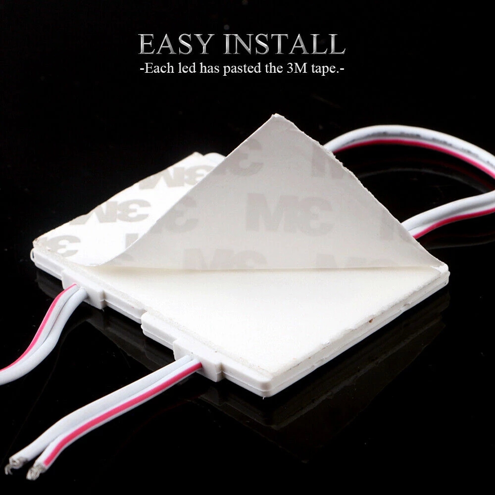 10pcs/lot  New 2.4W/pcs injection COB LED Module with lens DC12V advertising light,Led Backlight For Channel Letters. 