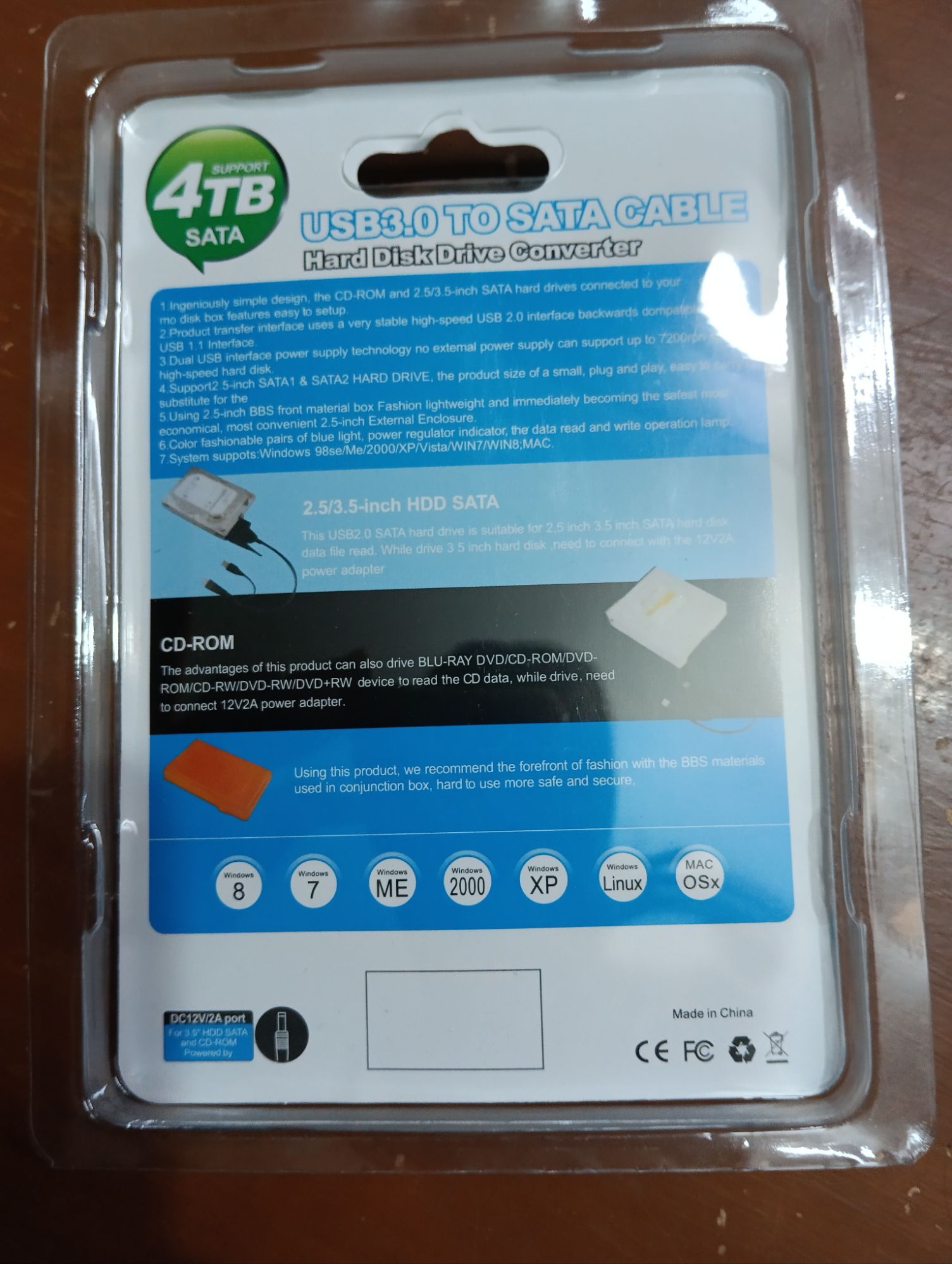 USB 3.0 to SATA Converter Support Laptop HDD And SSD ^^^BLACK^^^. 