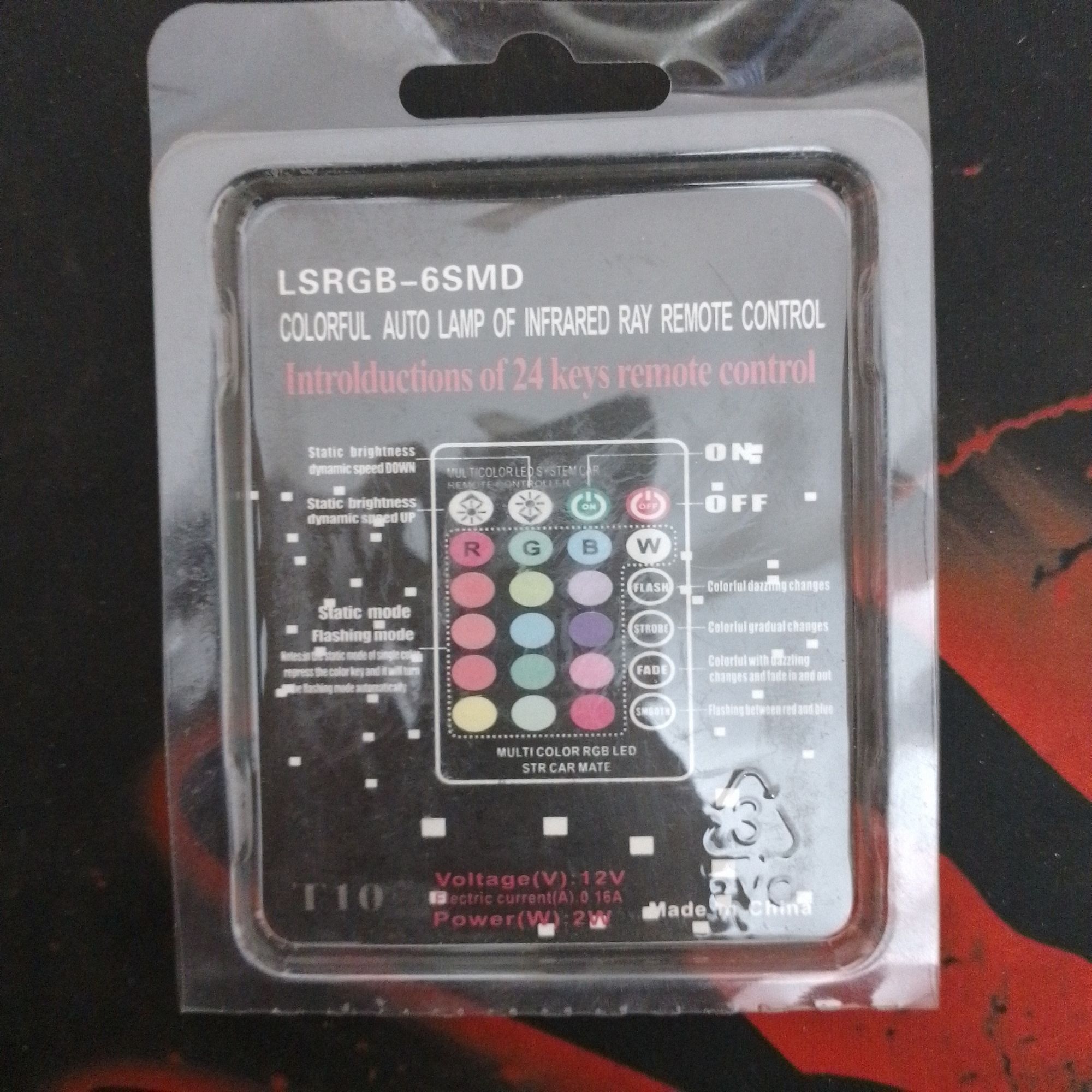 Mul Ti Color LED System Car Remote Controler Multi Gb led STR Car Mate. 