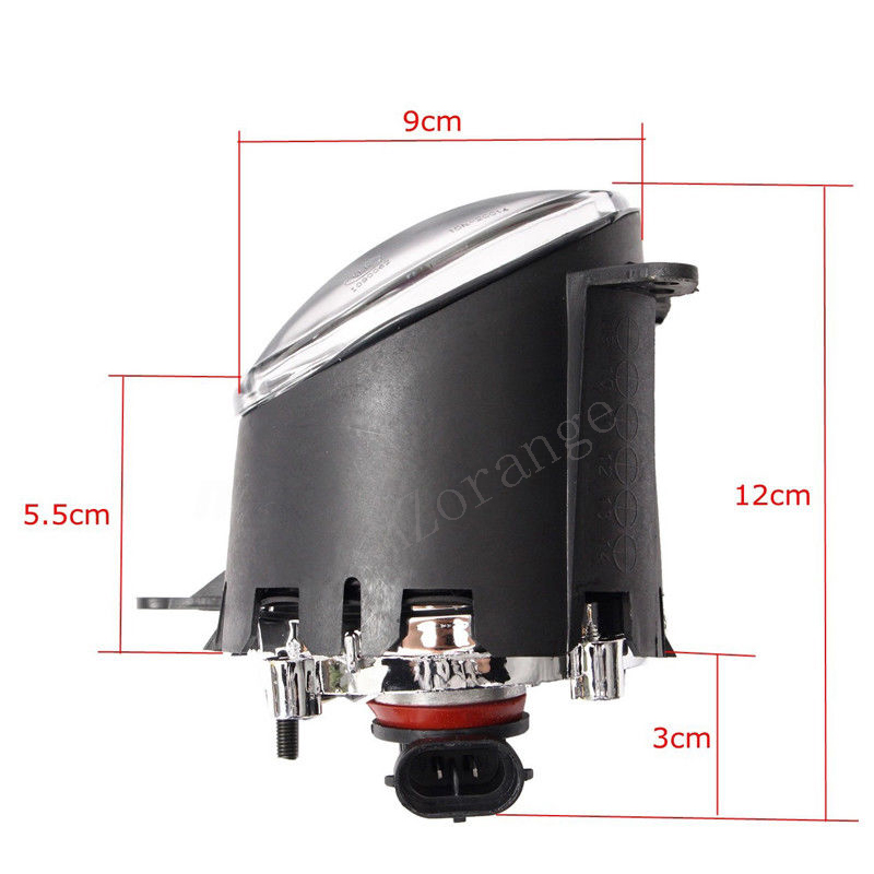 For Mitsubishi Lancer Lancer-ex 2008 2009 2010 2011 2012 2013 Fog lights for lancer x LED Halogen Fog Lamps Headlights. 