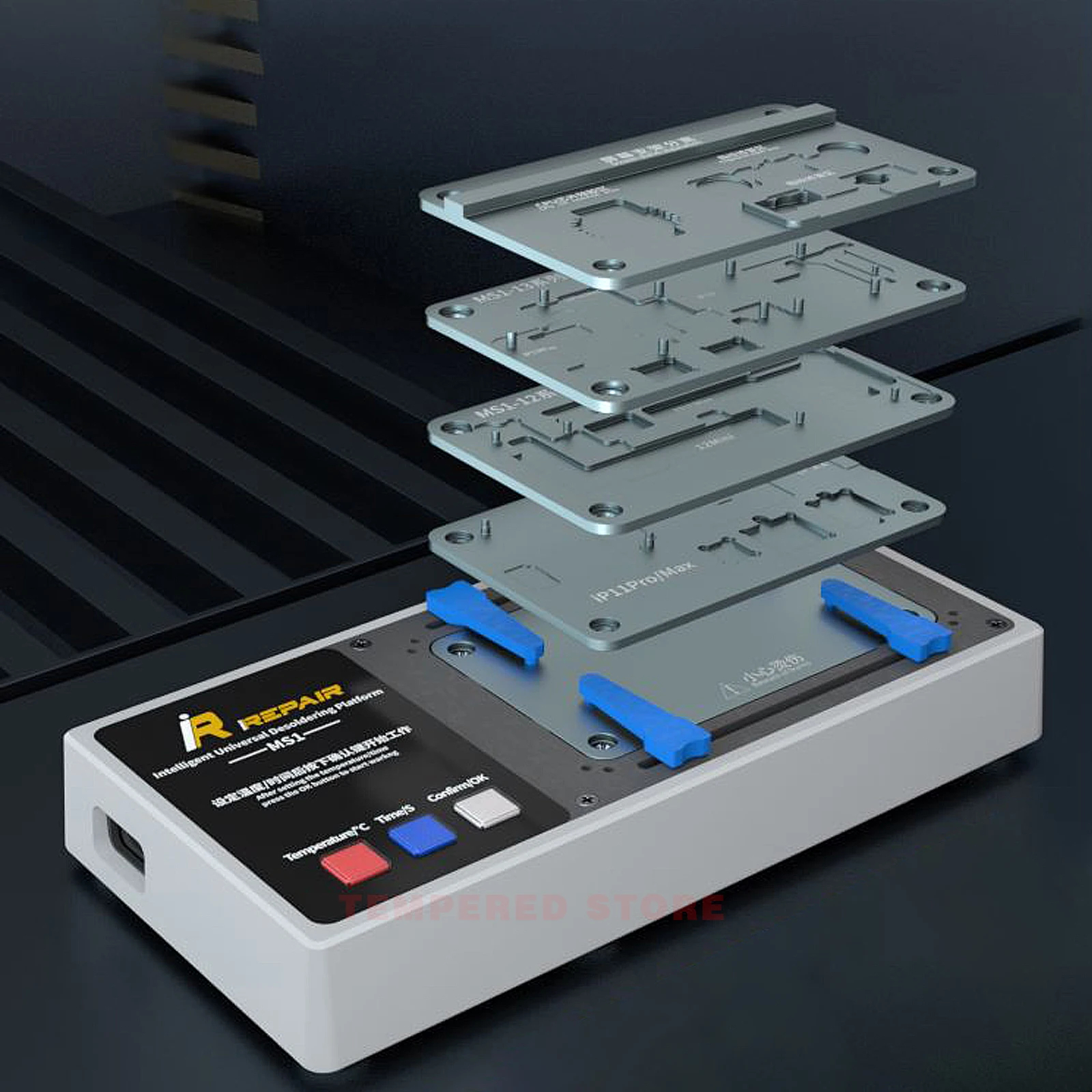 Mijing IRepair MS1 Multifunctional Intelligent Heating Platform IPhone X-15PM Motherboard Desoldering Preheating Platform Tool. 