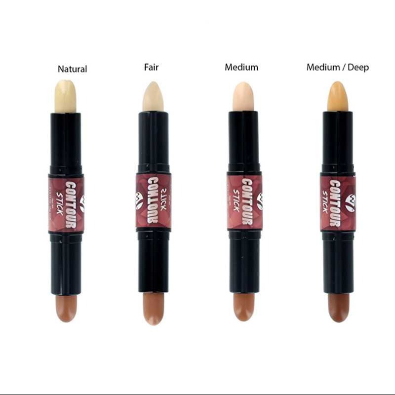 W7 Contour Stick - Double-Ended Creamy Contour & Highlight Makeup - Bronze, Shape & Define - Natural. 