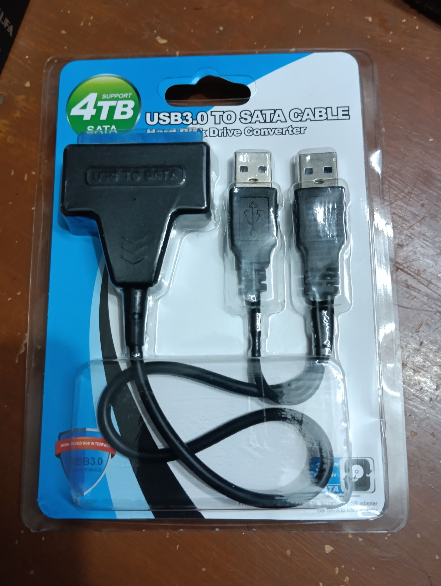 USB 3.0 to SATA Converter Support Laptop HDD And SSD ^^^BLACK^^^