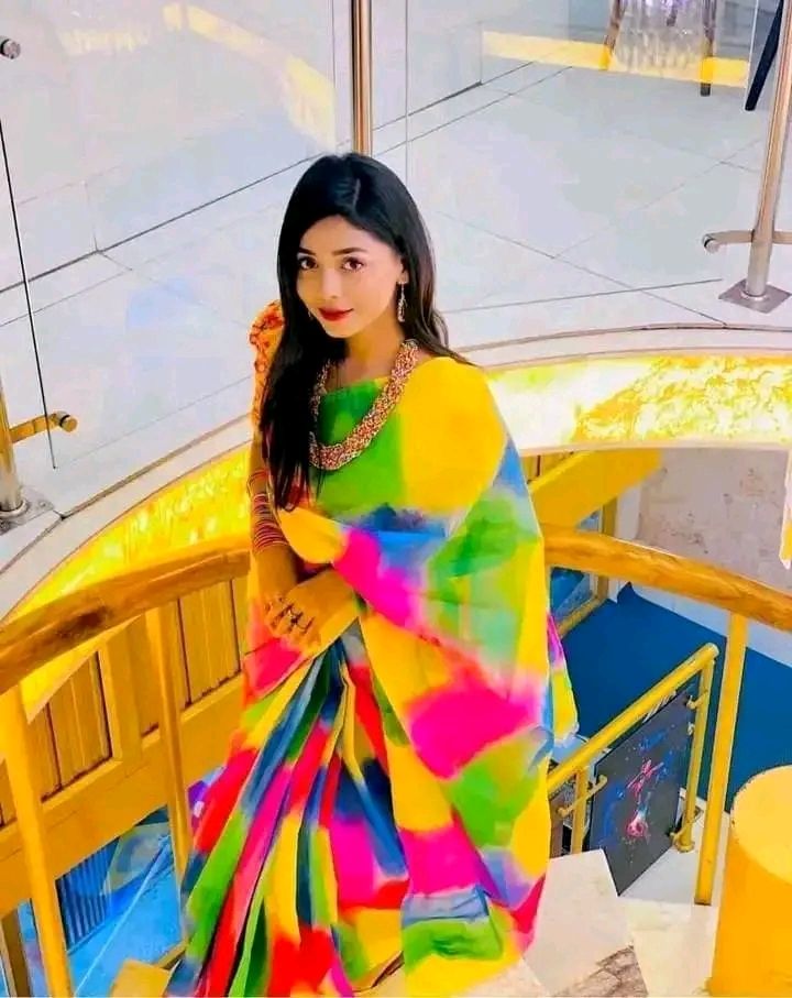 half silk rongdhonu saree