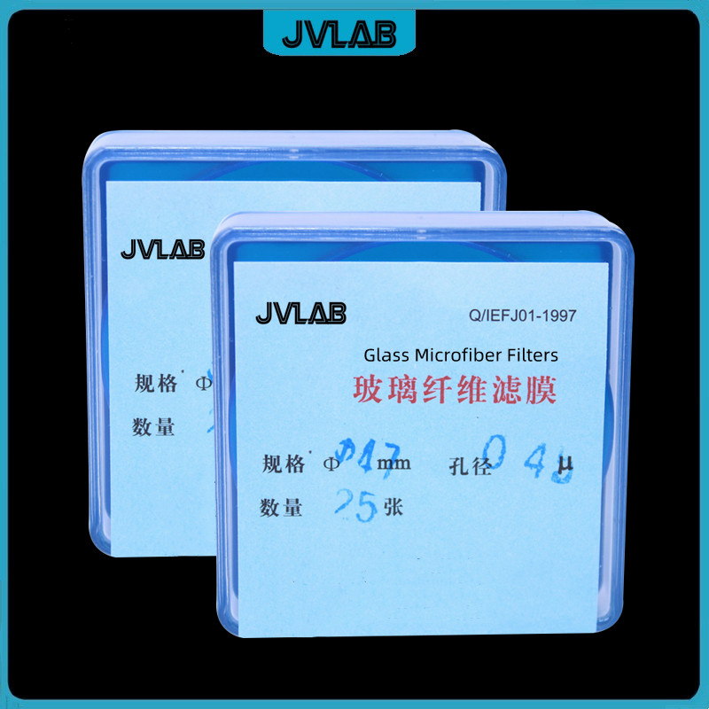 Glass Fiber Filters Superfine GF Filter Paper Dust Membrane Diameter 47mm Pore Size 0.22/0.45 um 25 Circles. 