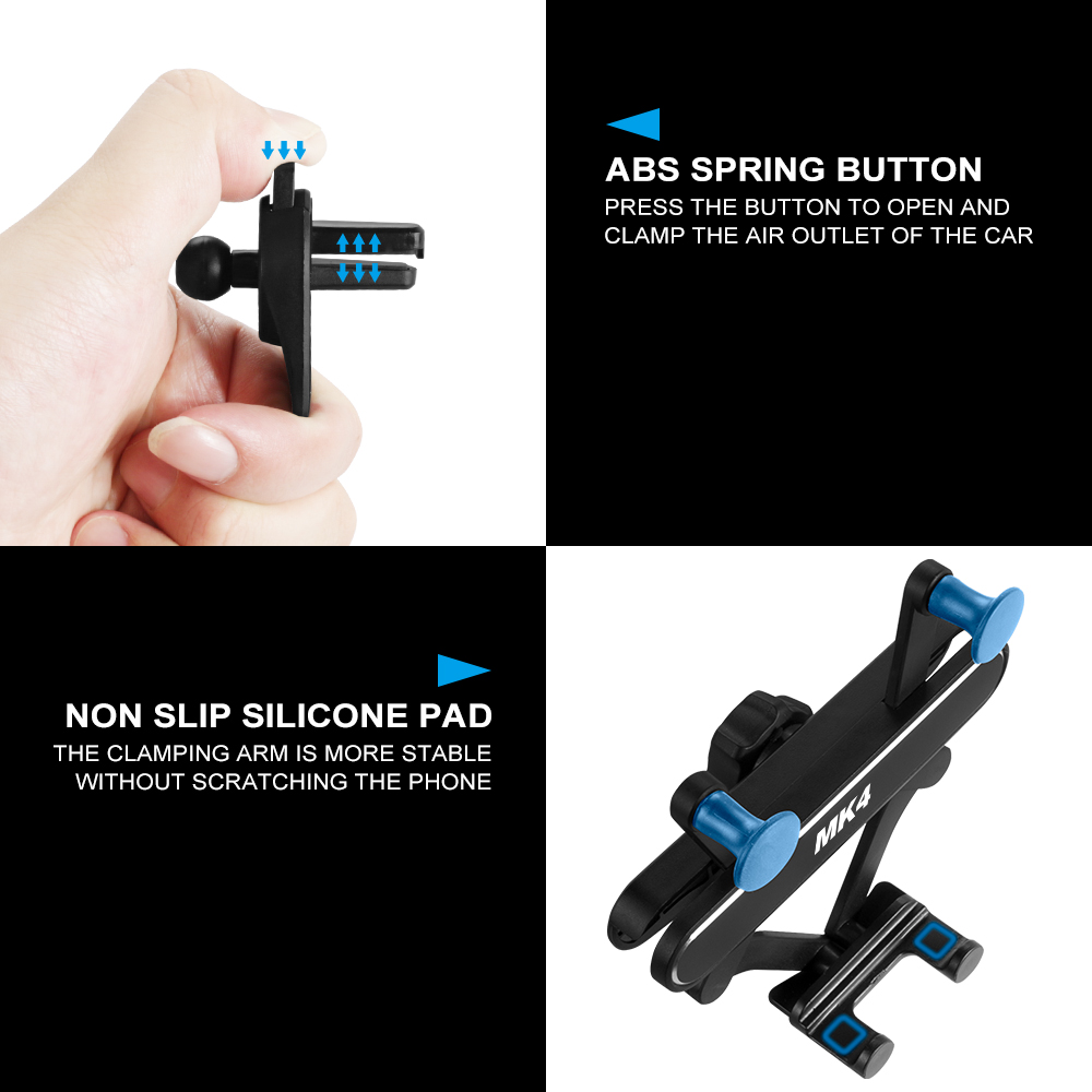 Gravity Car Air Vent Clip Mount Phone Holder Auto Accessories For VW Volkswagen Golf 6 7 5 4 3 2 8 MK4 MK6 MK7 MK5 MK3 MK2 MK8. 