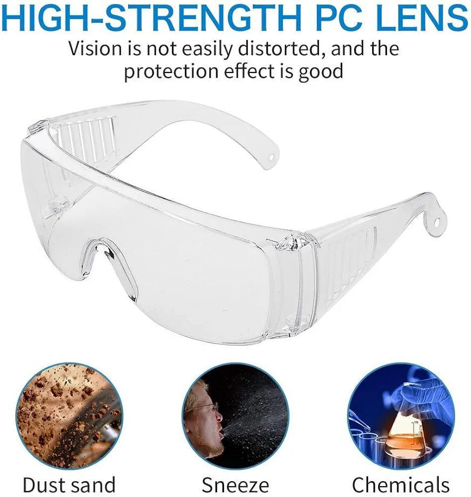 Cheap Lab Eye Protection 6 Pcs Safety Goggles, Medical Safety Glasses Anti-fog OTG Chemistry Lab ...
