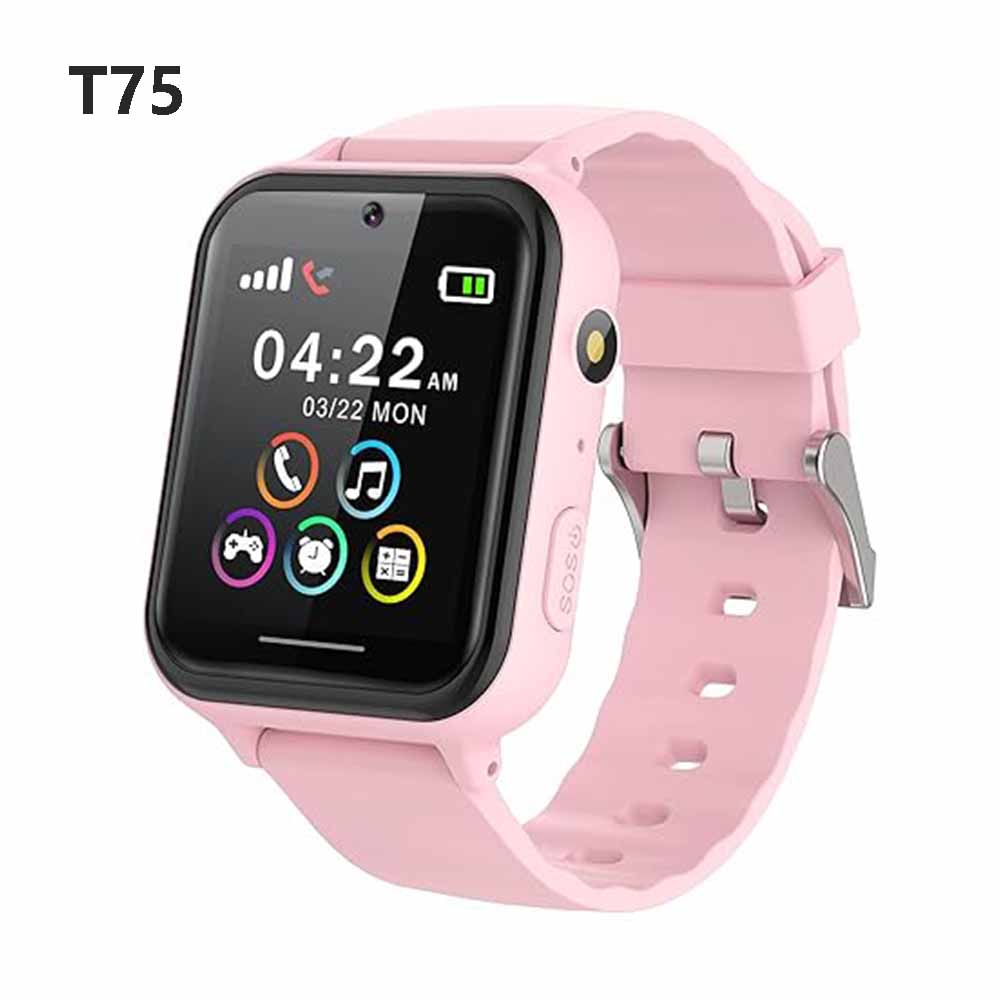T75 Smart Watch with SIM Card Slot, Bluetooth Calling, Fitness Tracker, Camera, Game, and App Sync – Stylish Touchscreen Smart Call Watch for Android & iOS