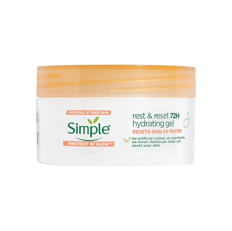 Simple Protect ‘N’ Glow Rest & Reset 72h Hydrating Gel 50ml. 