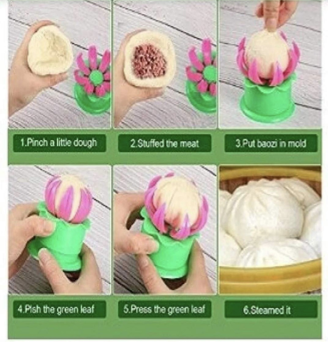 Momo Maker Heavy Pastry Steamed Stuffed Bun Pie Dumpling Making Mould |  Daraz.com.bd
