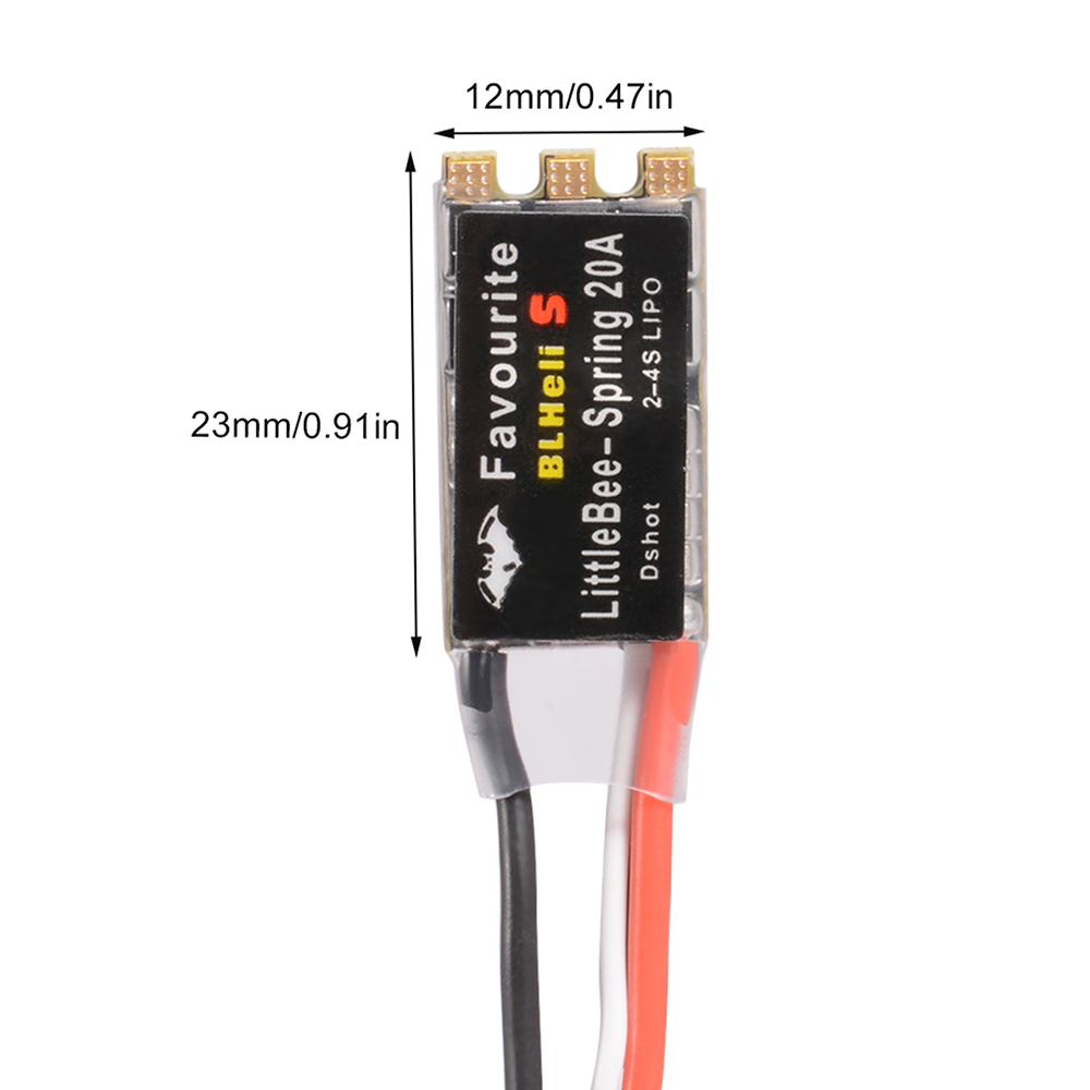 9IMOD Favourite FVT LittleBee 20A/30A ESC BLHeli_S OPTO 2-6S Brushless Speed Controller. 