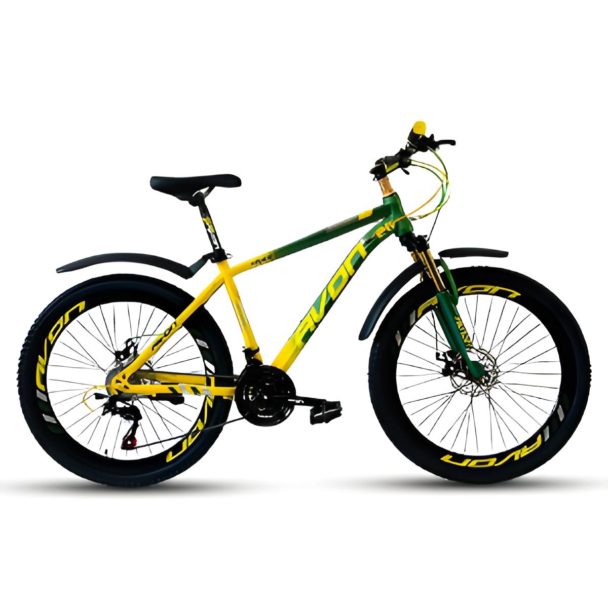 26 inchi 21 Speed Gear Cycle With Suspension Lockout fork High Rim Coloring Fat Spoke With Shimano Parts