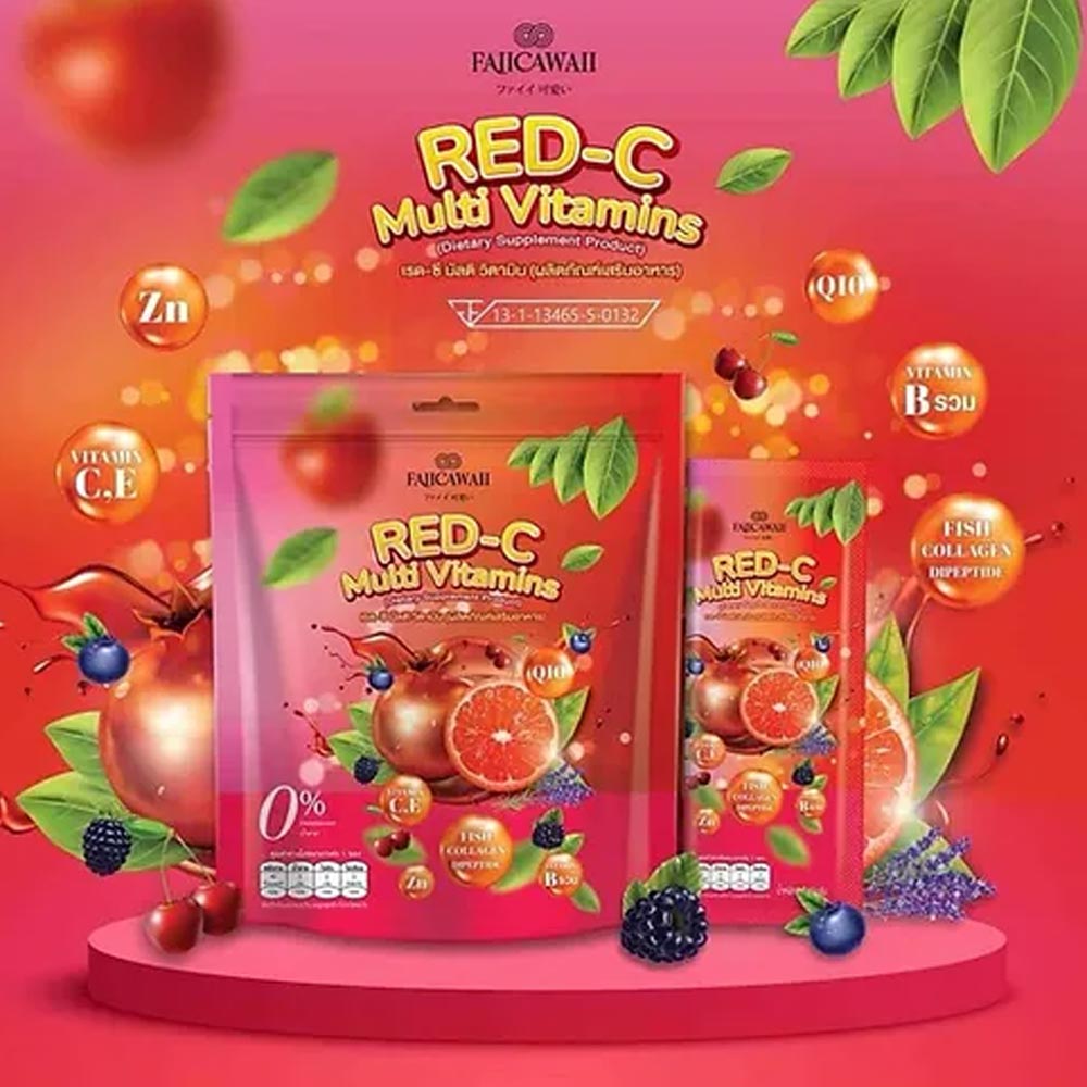 Red C Multivitamins Whitening Juice. 