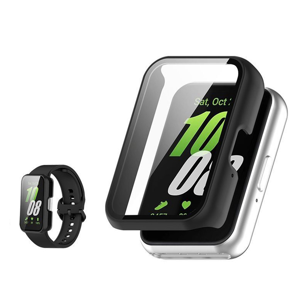 Tempered Glass Case For Samsung Galaxy Fit 3 Full Coverage Cover Screen Protector Bumper For Samsung Galaxy Fit3 Accessories. 