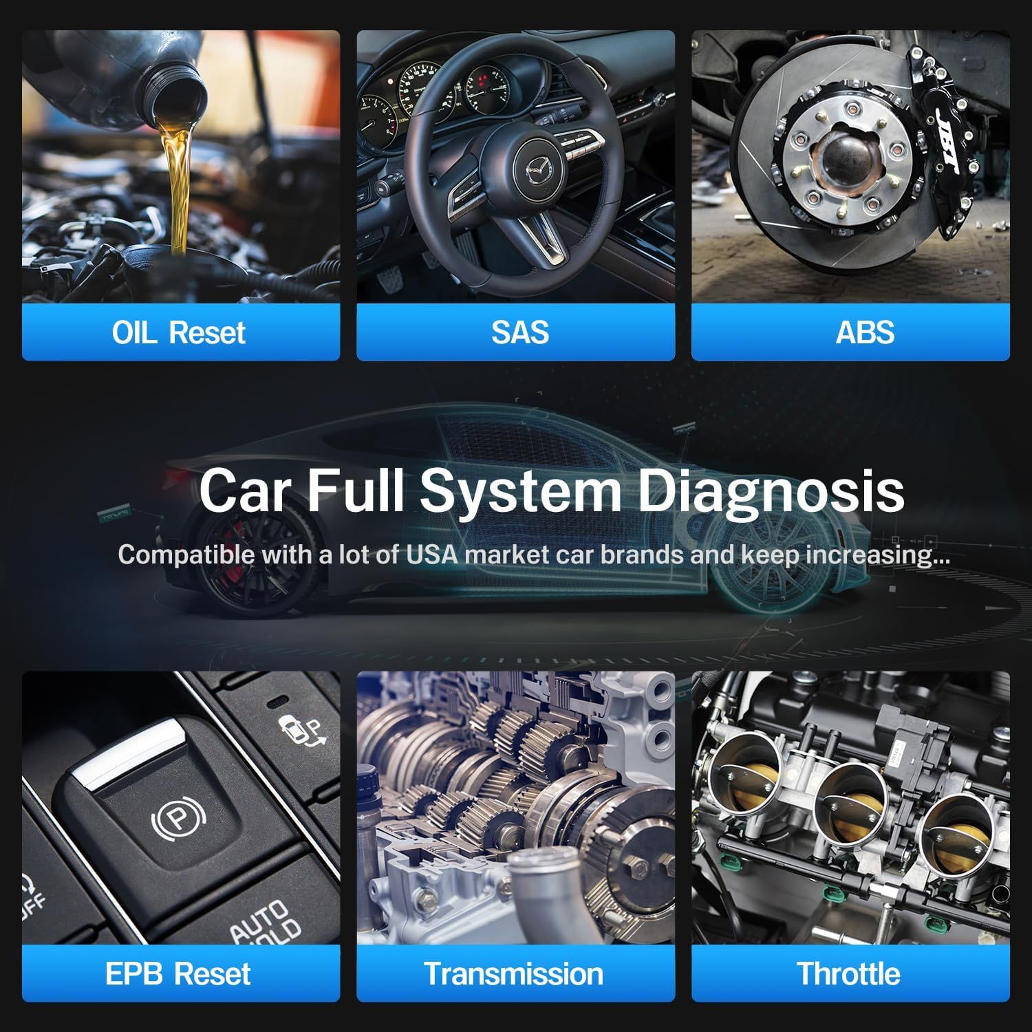 KONNWEI KDIAG Bluetooth OBD2 Scanner Diagnostic Tool for iPhone & Android Wireless Check Engine Light Car Code Reader Bluetooth 5.2 w/Full System Diagnosis, Oil Reset, Performance Test, Voltage Test. 