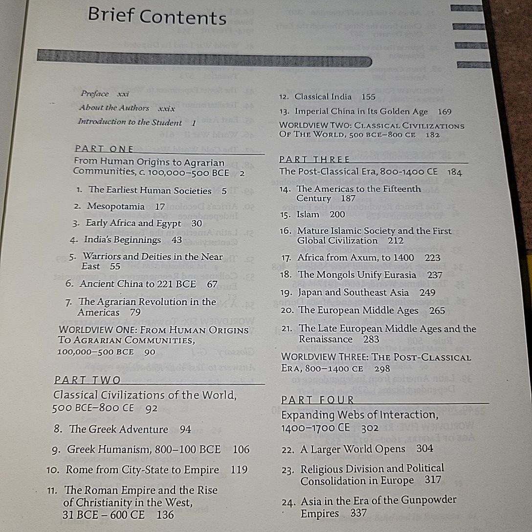 World Civilizations By Philip J. Adler & Randall L. Pouwels. 
