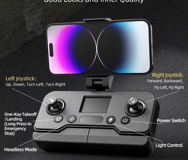 FLYING CAR DRONE 360 Obstacle Avoidance Automatic Follow Quadcopter 4K Camera Brushless Aerial Photography RC Aircraft Camera Drone. 