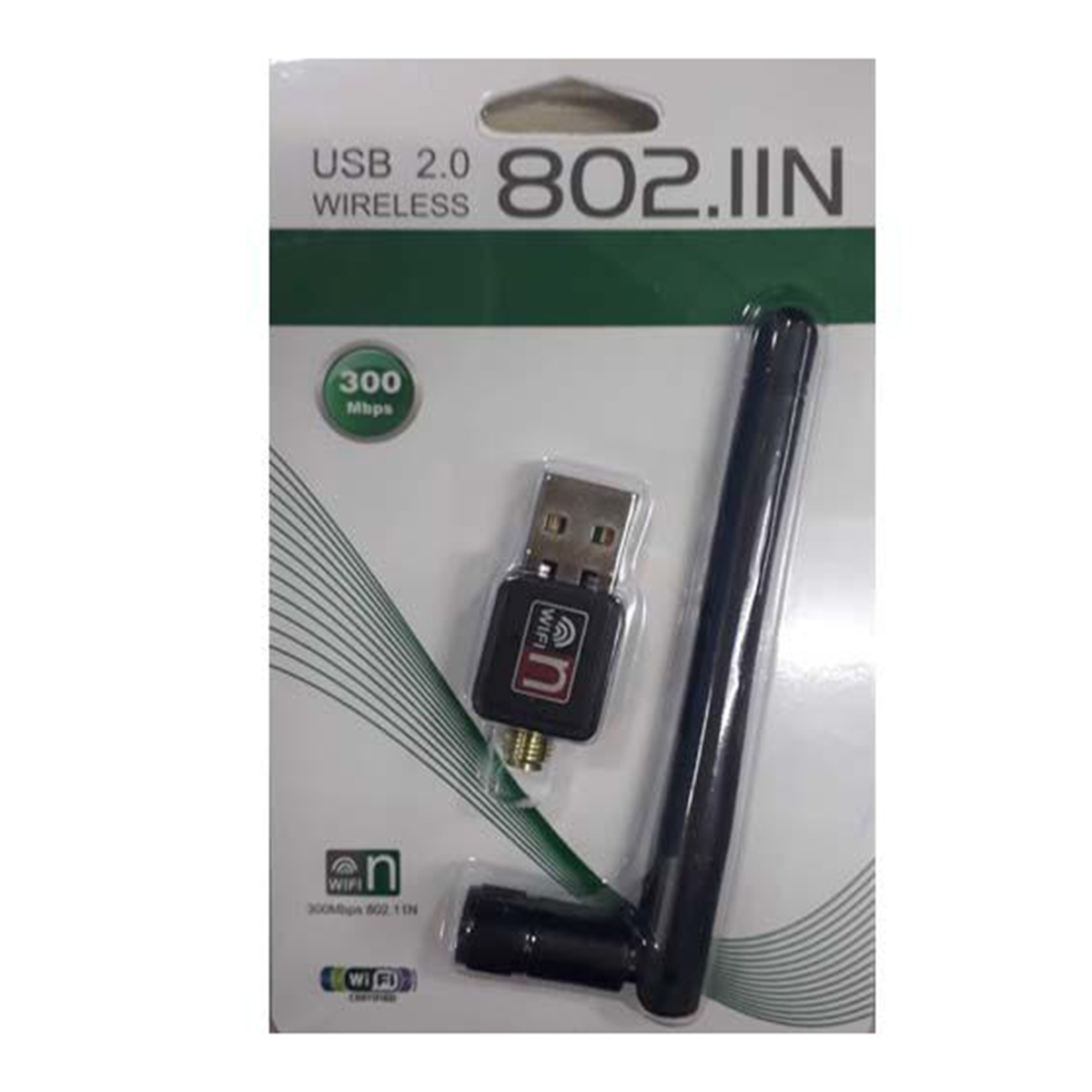 USB Wifi Receiver and Share 300Mbps PC Black