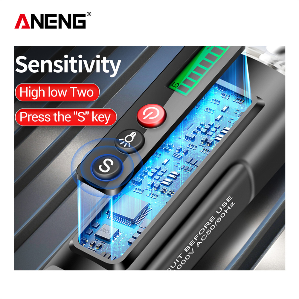 ANENG VC1010 Digital AC/DC Voltage Detectors Smart Non-Contact Tester Pen Meter 12-1000V Current Electric Sensor Test Pencil. 