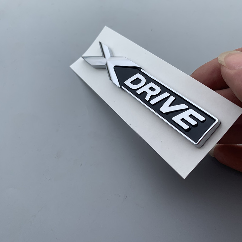 3D ABS Logo Xdrive Emblem Car Trunk Badge Nameplate Xdrive Sticker For BMW Xdrive 320d 320i 530d 525d E60 F10 G20 Accessories. 