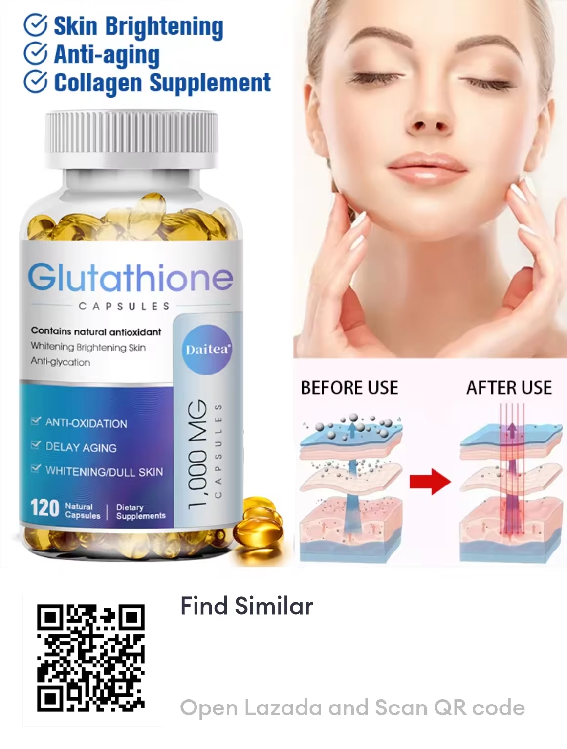 Buy glutathione pills Online at Best Price in Bangladesh - Daraz.com.bd