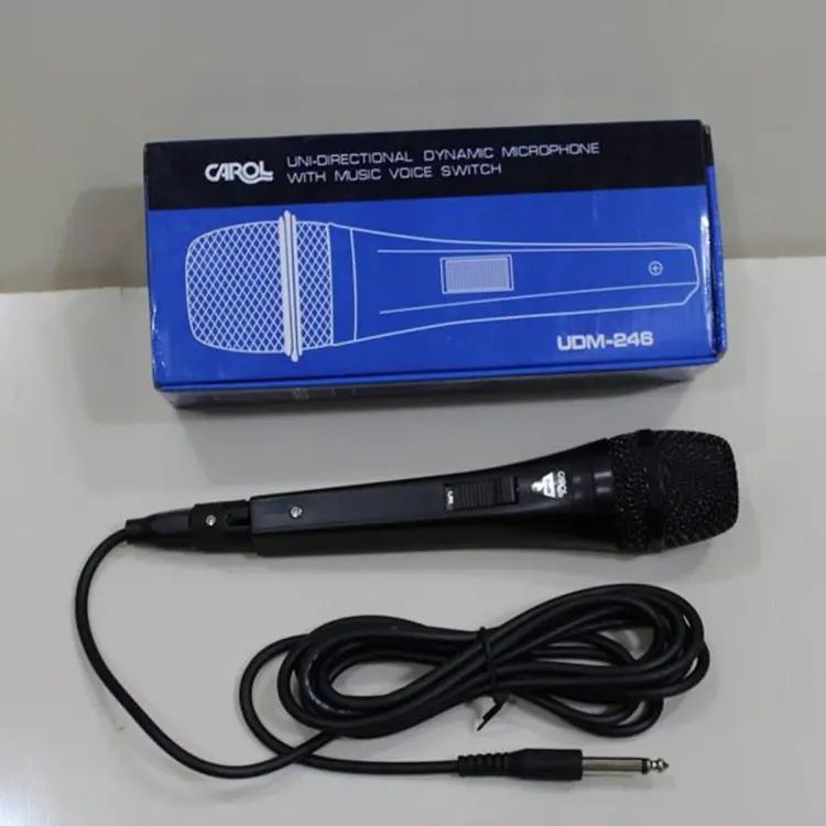 Uni-directional dynamic microphone, Carol Micro Phone - UDM 246 Made In Taiwan. 