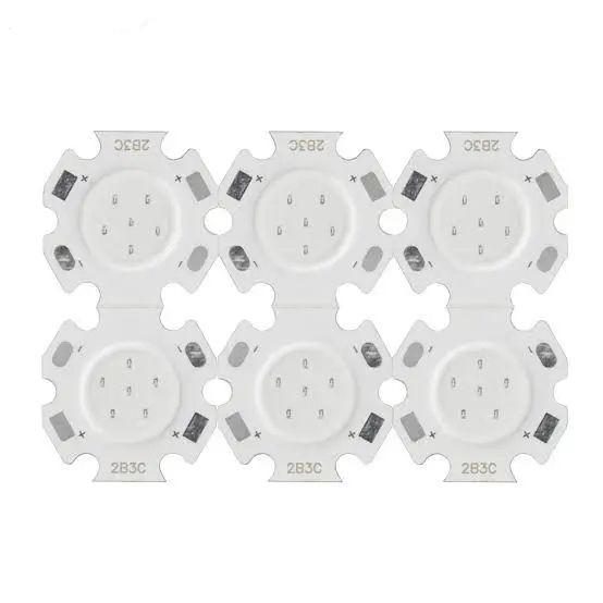 Blue 3W LED SMD Chip DC 9-12V 2B3C With Metal Plate Heatsink Heat Sink Aluminum Base 20mm PCB DIY