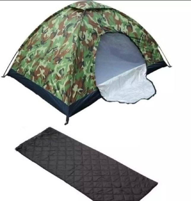 2 Man Tent With Bed/Tabu - Enjoy Outdoor Adventures With This Spacious Tent Designed For Two People. 