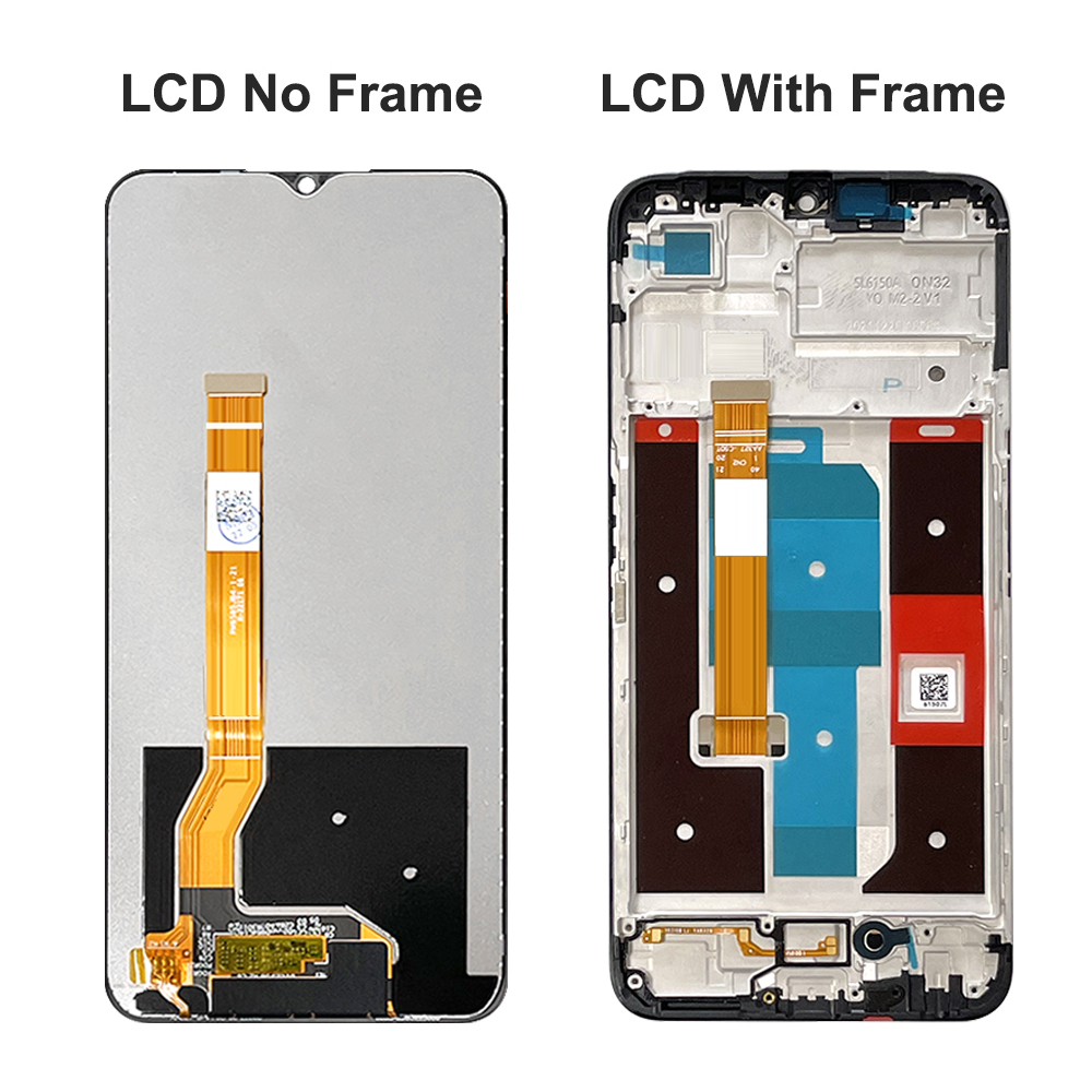 6.6" Screen For OPPO Realme C35 LCD RMX3511 LCD Display Screen Touch Panel Digitizer For Realme C31 LCD Frame RMX3501 Display. 