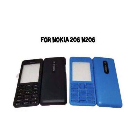 For Nokia N206 Front & Back Side Mobile Casing / Cashing with Keypad. 