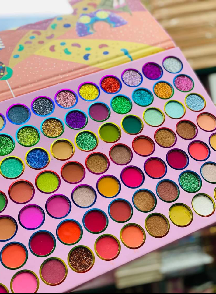 BILLIE Beauty 77 Color Eyeshadow Palette Matte Eyeshadow Glittery Eyeshadow Shimmer Eyeshadow Colorful Eyeshadow. 